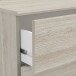 Kommode >Pricy 2< in Shannon Eiche aus Holzwerkstoff - 80x81x38cm (BxHxT)