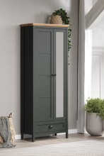 Garderoben-Set >Stanton< in Tannengrün/Eiche aus Holzwerkstoff