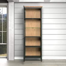 Wohnzimmer-Set >Stanton< in Tannengrün/Eiche aus Holzwerkstoff