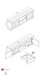 Tv Lowboard >MIAMI< in Weiß/Grau aus Holz - 179,8x59x40cm (BxHxT)