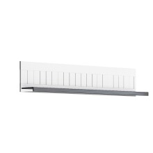 Wandboard >MIAMI< in Weiß/Grau aus Holz -...