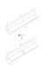 Wandboard >MIAMI< in Weiß/Grau aus Holz - 130x28x23,7cm (BxHxT)