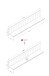 Wandboard >MIAMI< in Weiß/Grau aus Holz - 130x28x23,7cm (BxHxT)