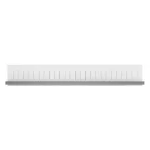 Wandboard >MIAMI< in Weiß/Grau aus Holz -...