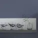 Wandboard >MIAMI< in Weiß/Grau aus Holz - 179x28x25,5cm (BxHxT)