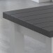 Couchtisch >MIAMI< in Weiß/Grau aus Holz - 120x46,5x60cm (BxHxT)