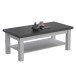 Couchtisch >MIAMI< in Weiß/Grau aus Holz - 120x46,5x60cm (BxHxT)