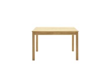 Esstisch >ANKARA< in Wildeiche geölt aus Massivholz - 80x120x75cm (LxBxH)