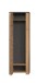 Garderobenschrank >Follow< in Artisan Eiche Melamin - 62x199x35 (BxHxT)