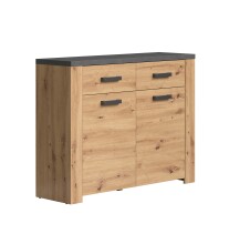Kommode >Follow< in Artisan Eiche Melamin -...