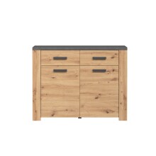 Kommode >Follow< in Artisan Eiche Melamin -...