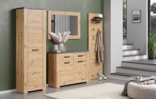 Kommode >Follow< in Artisan Eiche Melamin - 116x91x35 (BxHxT)