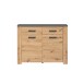 Kommode >Follow< in Artisan Eiche Melamin - 116x91x35 (BxHxT)