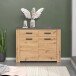 Kommode >Follow< in Artisan Eiche Melamin - 116x91x35 (BxHxT)