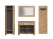 Garderoben-Set >Follow< in Artisan Eiche Melamin - 270x199x35 (BxHxT)