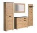Garderoben-Set >Follow< in Artisan Eiche Melamin - 270x199x35 (BxHxT)