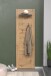 Garderobenpaneel >Follow< in Lichtgrau/Artisan Eiche  - 62x199x26 (BxHxT)