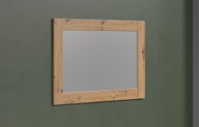 Garderobenspiegel >Follow< in Lichtgrau/Artisan  - 116x76x3 (BxHxT)