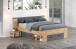 Bettgestell >Follow< in Artisan Eiche Melamin - 190x87x203 (BxHxT)