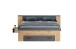 Bettgestell >Follow< in Artisan Eiche Melamin - 230x87x203 (BxHxT)