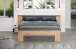 Bettgestell >Follow< in Artisan Eiche Melamin - 230x87x203 (BxHxT)