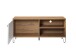TV-Bank >Touch< in Weiß Matt Tiefzieh - 123x56x40 (BxHxT)