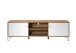 TV-Bank >Touch< in Weiß Matt Tiefzieh - 183x56x40 (BxHxT)