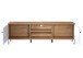 TV-Bank >Touch< in Weiß Matt Tiefzieh - 183x56x40 (BxHxT)