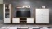 Highboard >Touch< in Weiß Matt Tiefzieh - 123x136x40 (BxHxT)