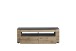 Lowboard >SINUS< in Artisan Eiche/Anthrazit  - 150,1x51,3x46,4 (BxHxT)