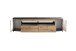 Lowboard >SINUS< in Braun/Grau aus Holzwerksoff - 200x51,3x46,4cm (BxHxT)