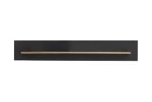 Wandboard >SINUS< in Braun/Grau aus Holzwerkstoff - 150x25x23,5cm (BxHxT)