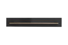 Wandboard >SINUS< in Braun/Grau aus Holzwerkstoff - 150x25x23,5cm (BxHxT)