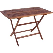 Gartentisch >Orlando< in braun/holzoptik aus Holz -...