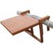 Balkonset >Berkeley< in eucalyptus/braun aus Holz - 60x40x40cm (BxHxT)