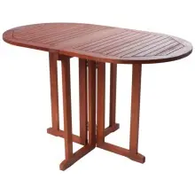 Ablagetisch >Baltimore< in hellbraun aus Holz -...