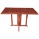 Ablagetisch >Baltimore< in hellbraun aus Holz - 70x73x120cm (BxHxT)