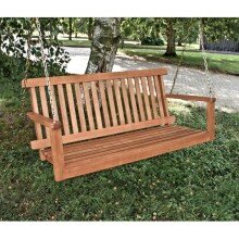 Hängesessel >Colombia< in natur aus Holz -...