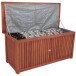 Auflagenbox >Washington< in Braun aus Akazie - 55x133x58cm (LxBxH)