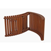 Gartenliege >Nassau< in braun aus Eukalyptusholz, Polyester - 186x55x56 (LxBxH)