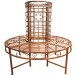 Baumbank >Larissa< in Bronze aus Stahl - 38x112cm (BxH)