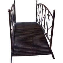 Gartensteg >Dukono< in braun/schwarz vintage optik...