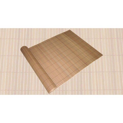 Balkonsichtschutz >Stuttgart< in braun aus PVC - 500x90cm (BxH)