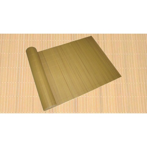 Balkonsichtschutz >Stuttgart< in braun aus PVC - 500x90cm (BxH)