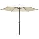 Sonnenschirm >Bietigheim< in creme aus Polyester, Stahl - 250cm (H)