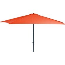 Sonnenschirm >Bietigheim< in rot aus Polyester,...