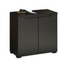 Waschbeckenunterschrank >Spice< in Schwarz matt -...