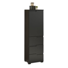 Hochkommode >Spice< in Schwarz matt aus...