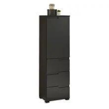 Hochkommode >Spice< in Schwarz matt aus...