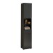 Hochschrank >Spice< in Schwarz matt aus Holzwerkstoff - 40x191x32cm (BxHxT)